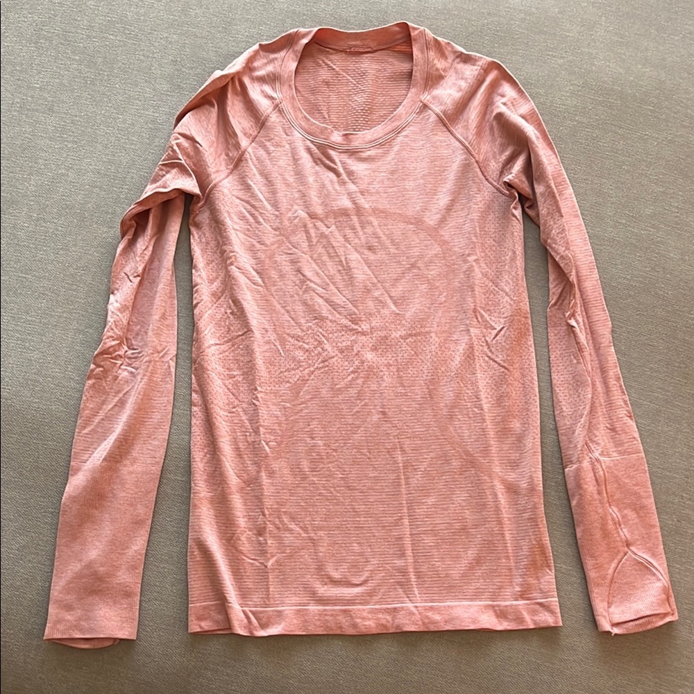 Lululemon Pink Long Sleeve Top